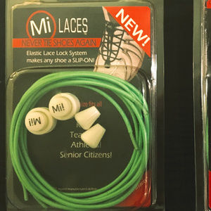 Neon Green Elastic Shoe Laces